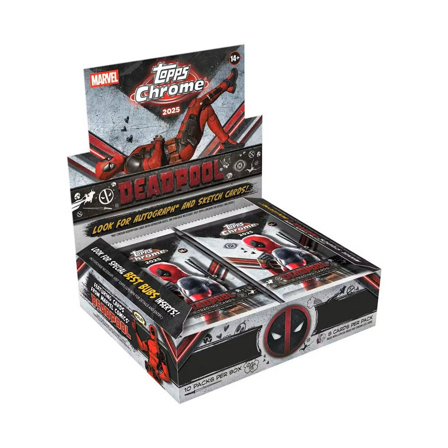2025 Topps Marvel Chrome Deadpool Hobby Box、NonSports Misc、kayou