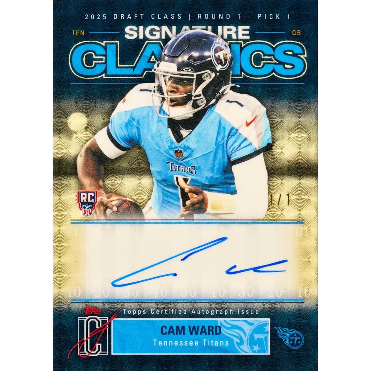 2025 Topps Signature Class Football Mega Box