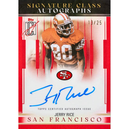 2025 Topps Signature Class Football Hobby Box