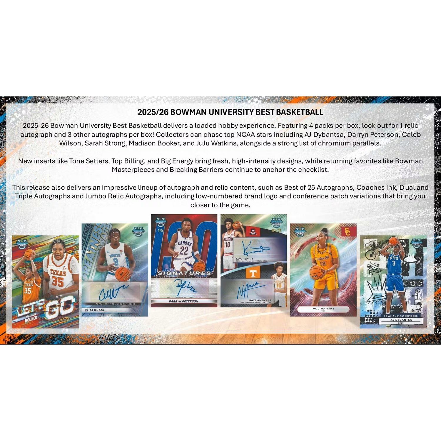 2025-26 Bowman University Best Basketball Hobby Box、Bowman、kayou