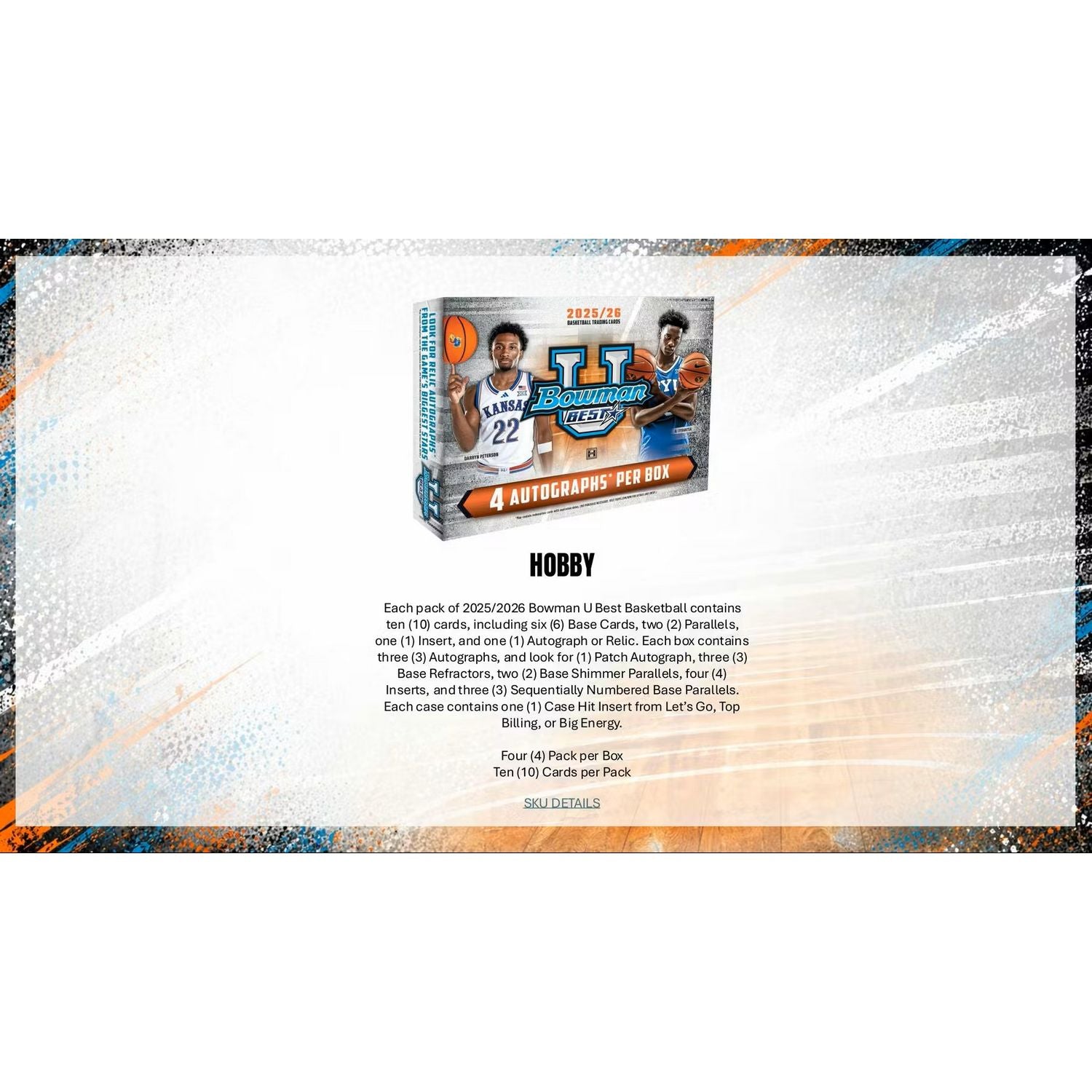 2025-26 Bowman University Best Basketball Hobby Box、Bowman、kayou