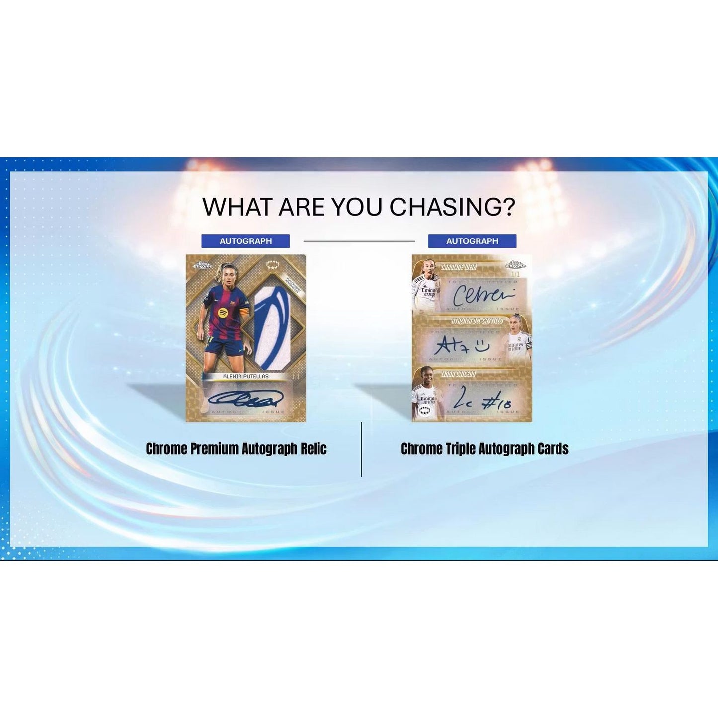 2025-26 Topps Chrome UEFA Women’s Champions League Hobby Box