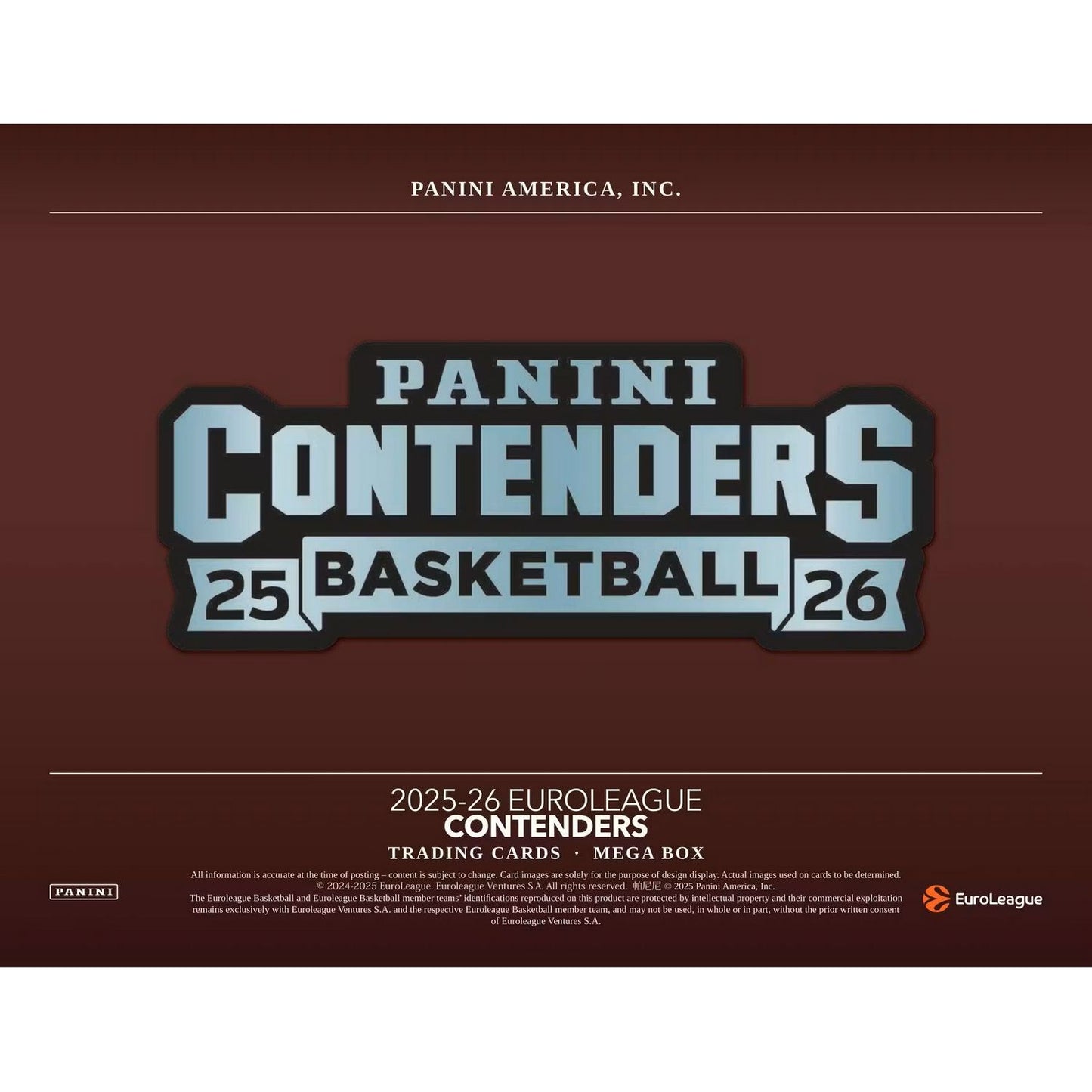 2025-26 Panini Euroleague Contenders Basketball Mega Box