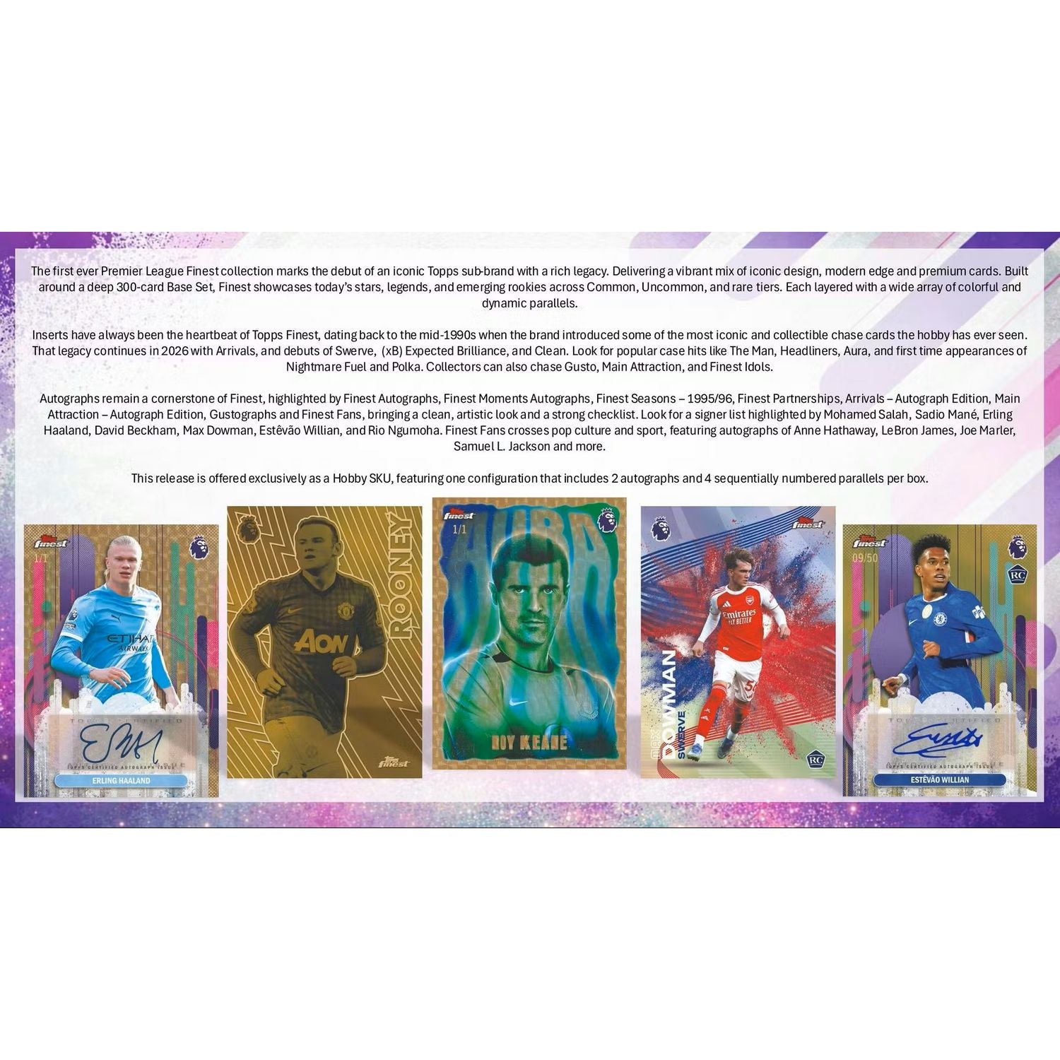 2026 Topps Finest Premier League EPL Soccer Hobby Box、Topps、kayou