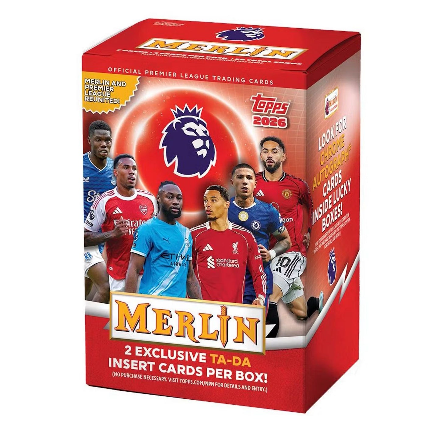 2025-26 Topps Merlin Premier League Soccer Blaster Box