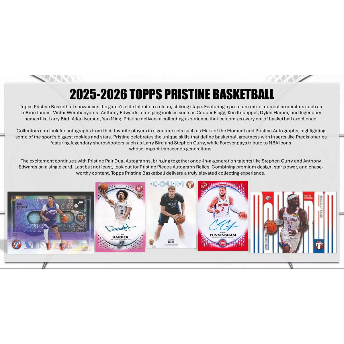 2025-26 Topps Pristine Basketball Hobby Box
