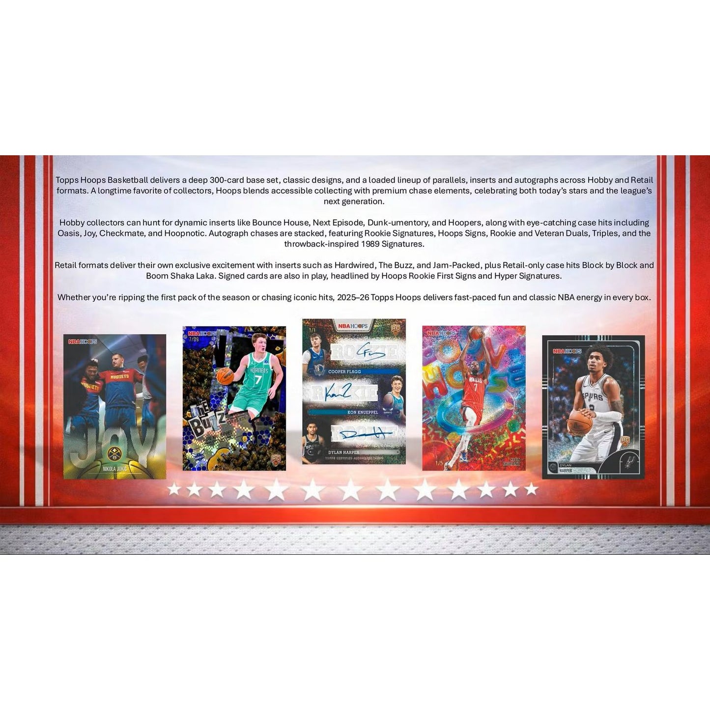 2025-26 Topps NBA Hoops Basketball Blaster Box