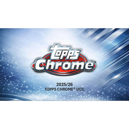 2025-26 Topps Chrome UEFA Club Competitions Soccer Blaster Box