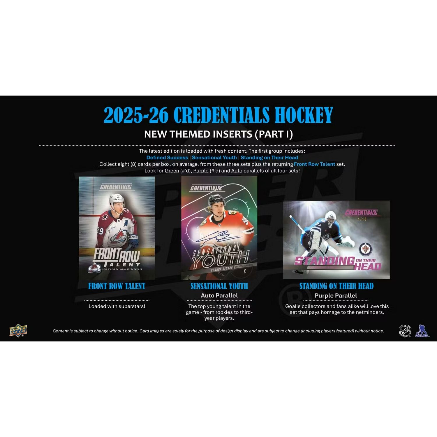 2025-26 Upper Deck Credentials Hockey Hobby Box *Contact Us To Order*、Upper Deck、kayou