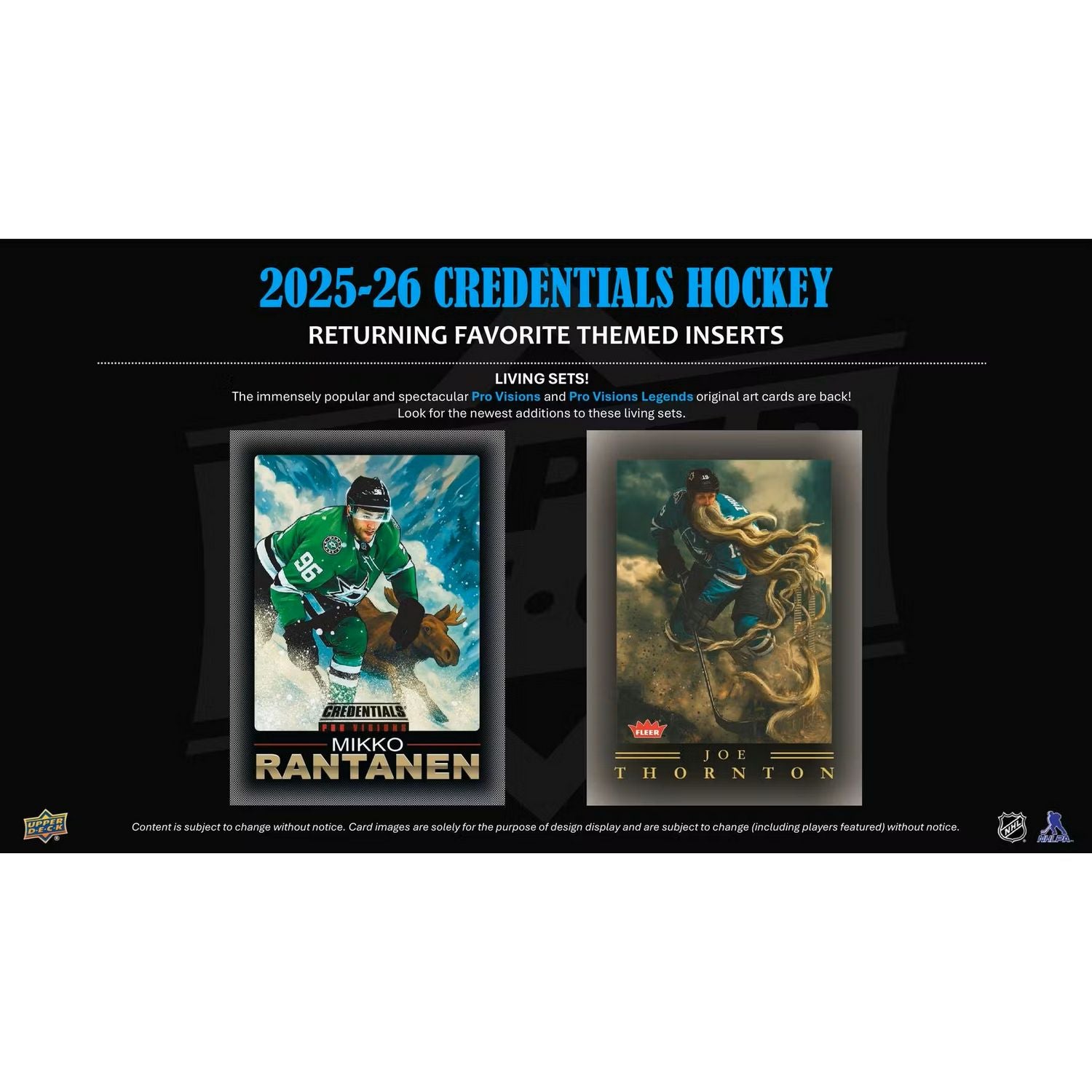 2025-26 Upper Deck Credentials Hockey Hobby Box *Contact Us To Order*、Upper Deck、kayou