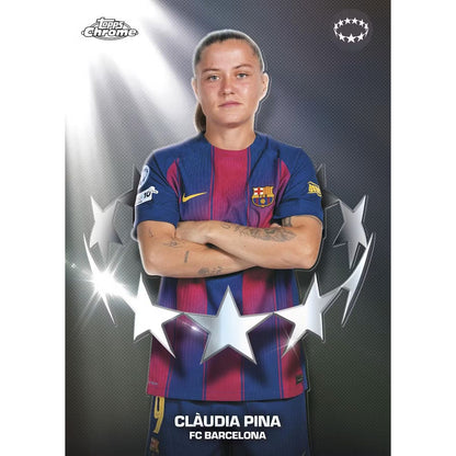 2025-26 Topps Chrome UEFA Women’s Champions League Hobby Box