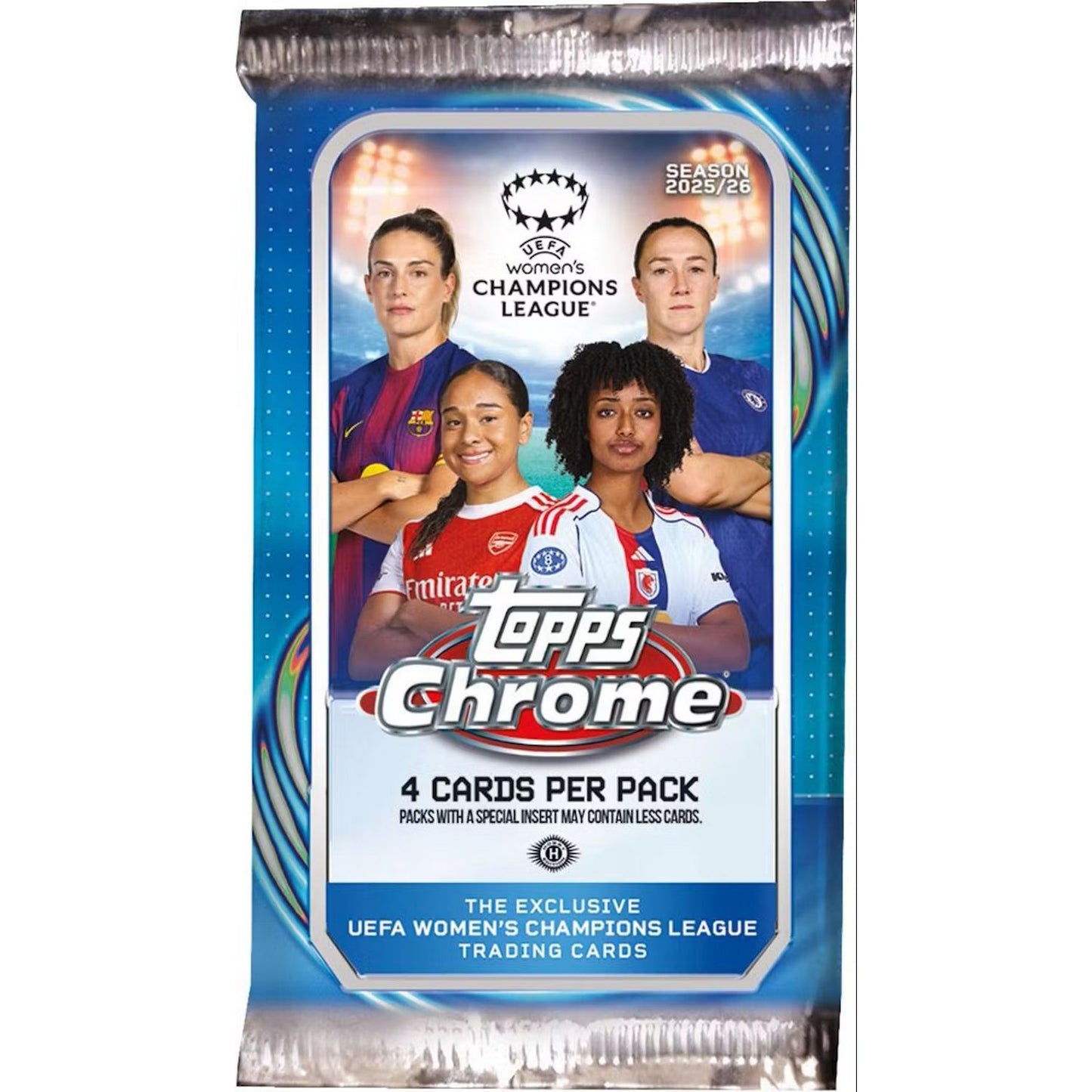 2025-26 Topps Chrome UEFA Women’s Champions League Hobby Box