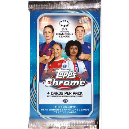 2025-26 Topps Chrome UEFA Women’s Champions League Hobby Box