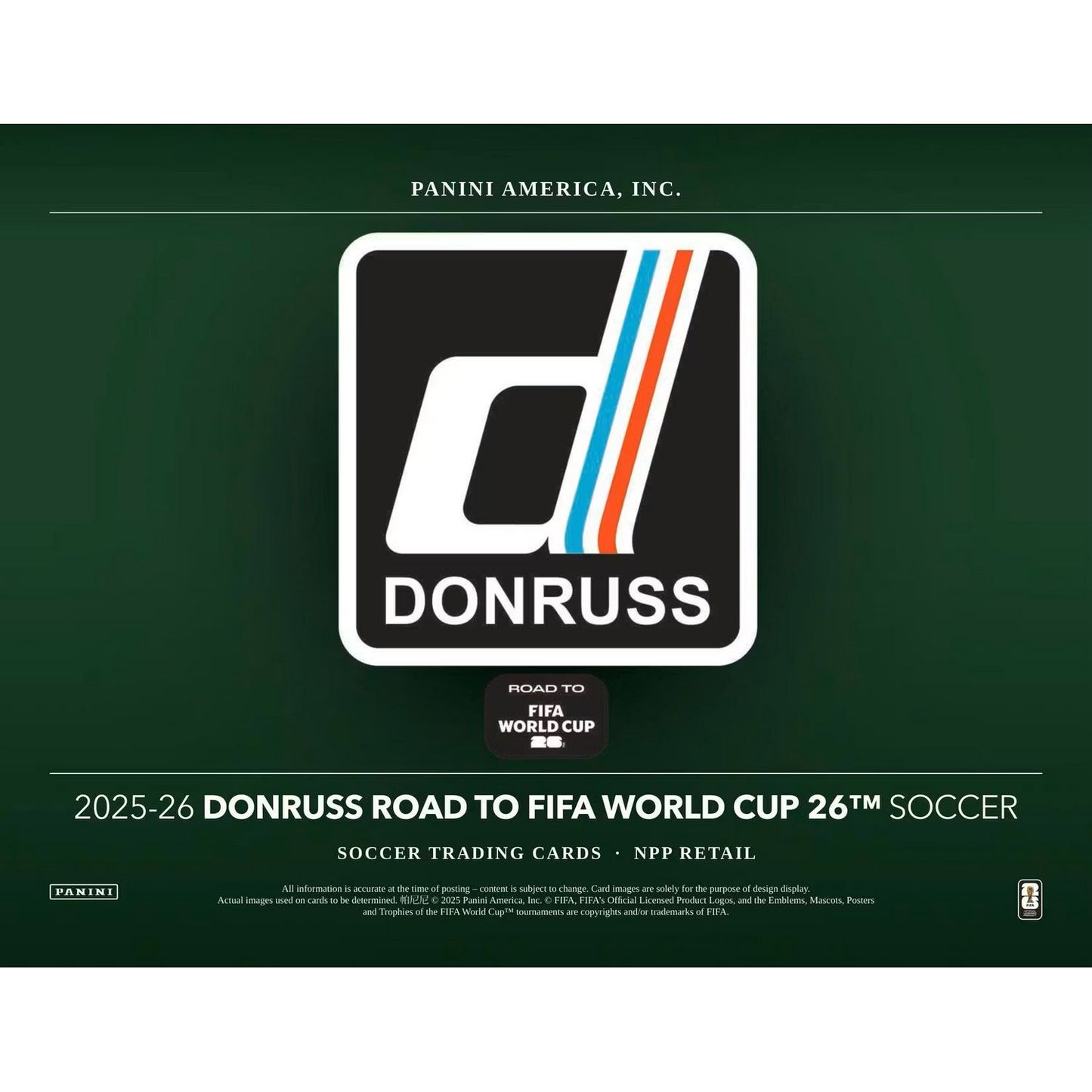2025-26 Panini Donruss Road to FIFA World Cup Soccer Blaster Box