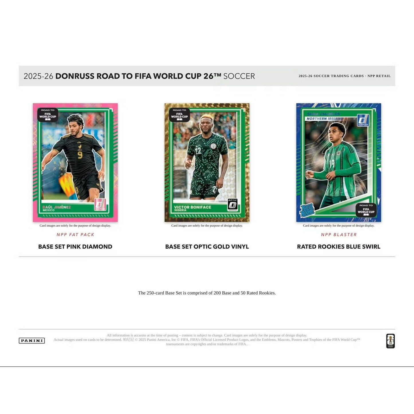2025-26 Panini Donruss Road to FIFA World Cup Soccer Blaster Box