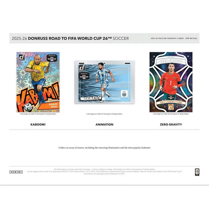2025-26 Panini Donruss Road to FIFA World Cup Soccer Blaster Box