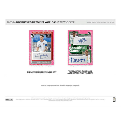 2025-26 Panini Donruss Road to FIFA World Cup Soccer Blaster Box