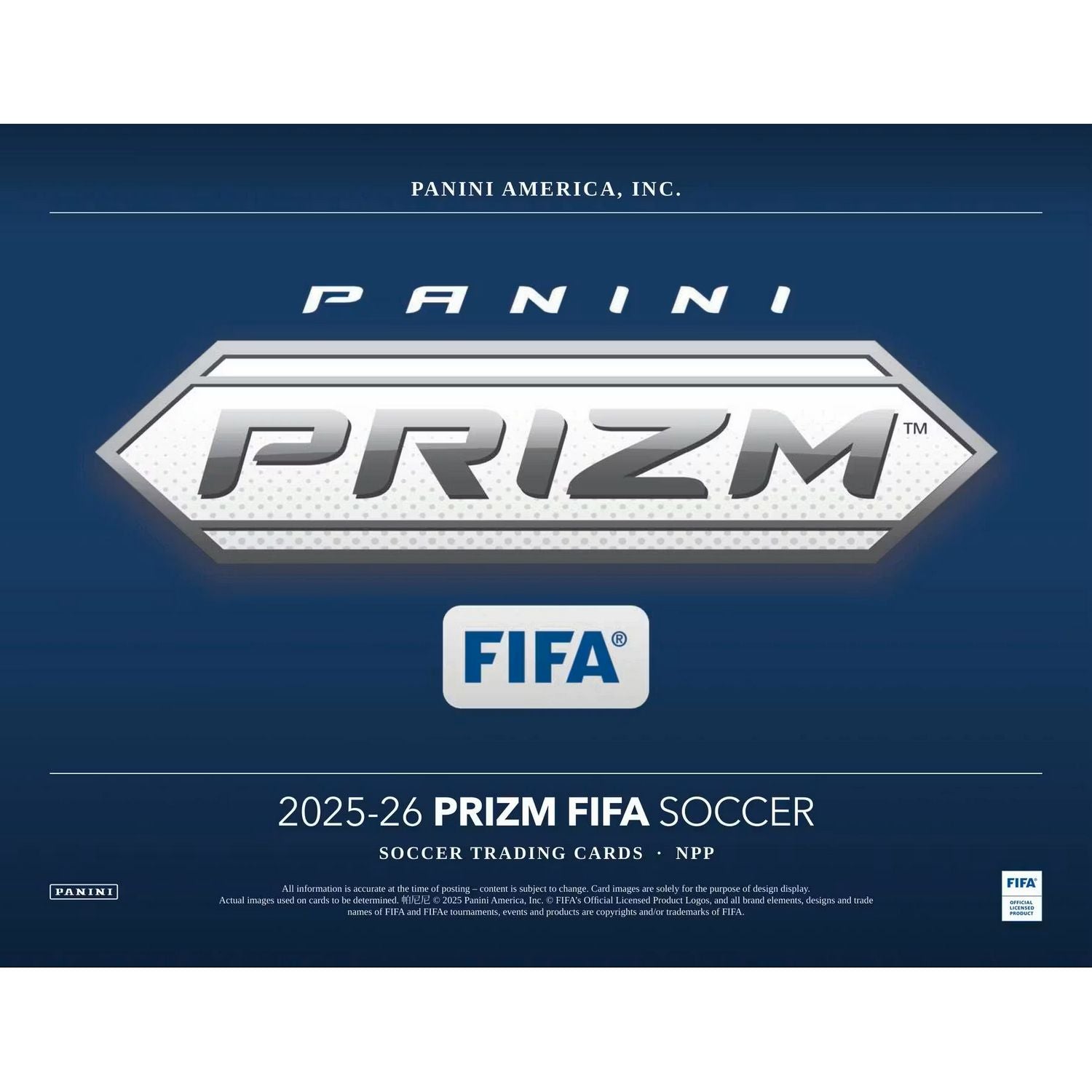 2025-26 Panini Prizm FIFA Soccer Blaster Box、Panini、kayou