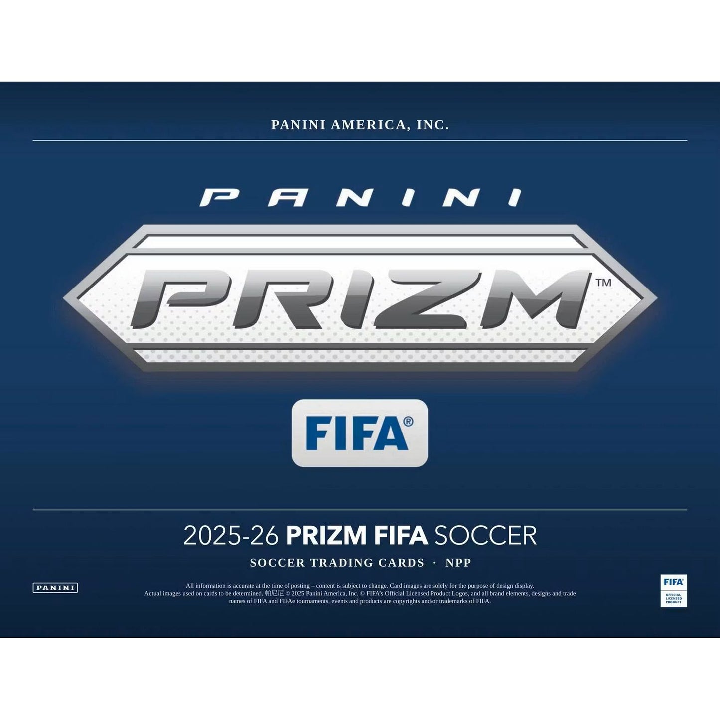 2025-26 Panini Prizm FIFA Soccer Blaster Box