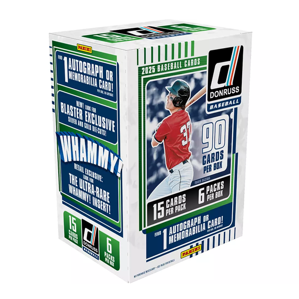 rare baseball card packs 2025 Panini Donruss Baseball Blaster Box