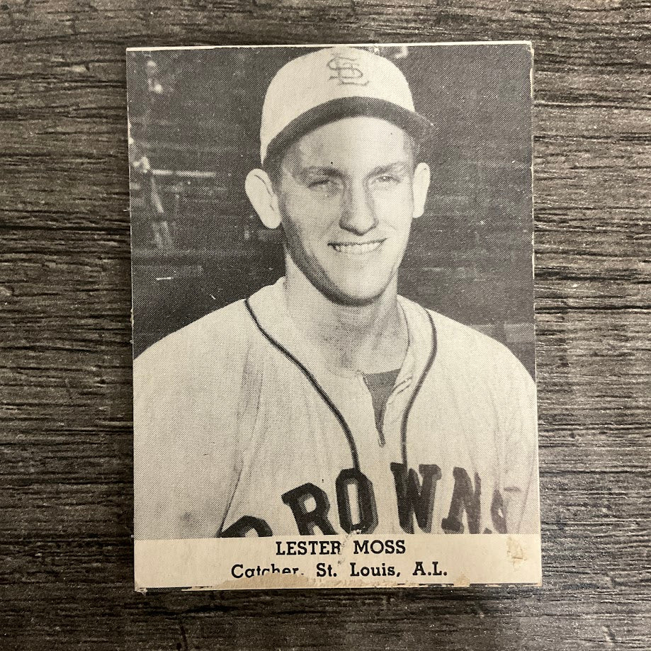 Lester Moss 1947 Tip-Top Bread Baseball St. Louis Browns