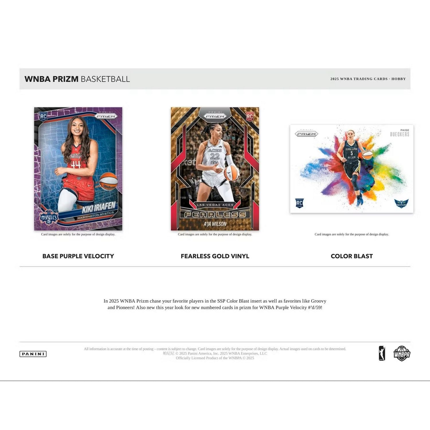 2025 Panini Prizm WNBA Basketball Hobby Box、Basketball、kayou