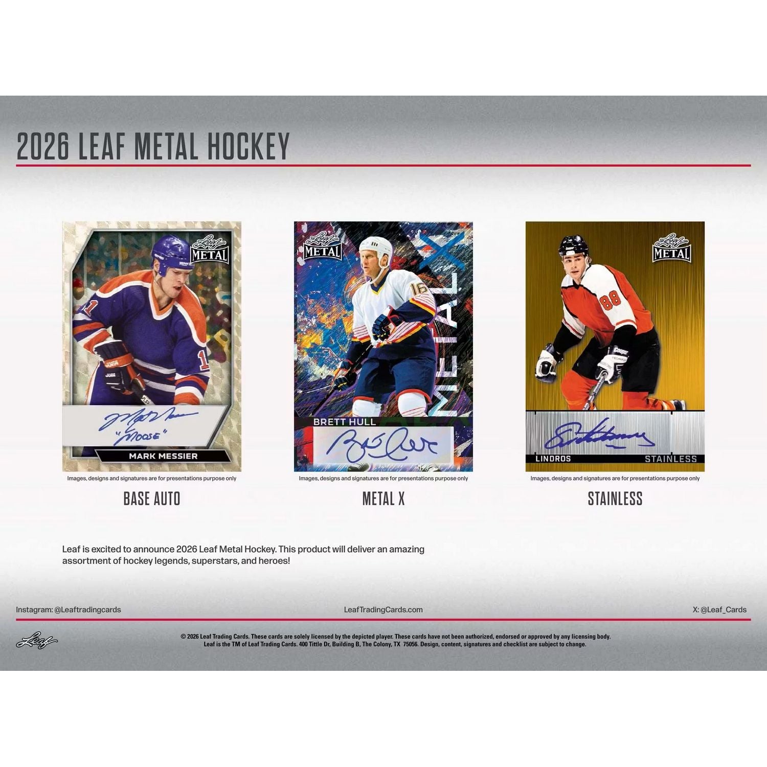 2026 Leaf Metal Hockey Hobby Box、Leaf、kayou