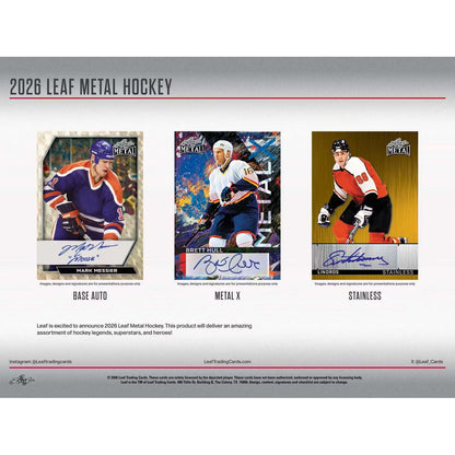 2026 Leaf Metal Hockey Hobby Box