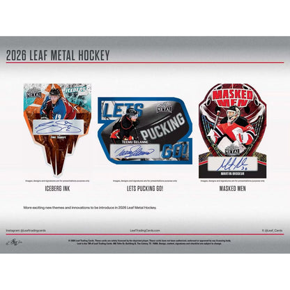 2026 Leaf Metal Hockey Hobby Box