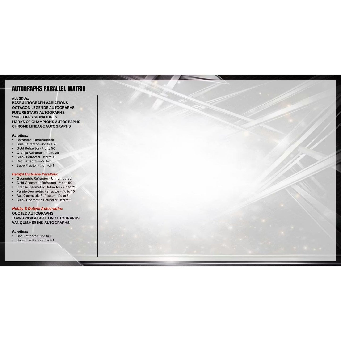 2026 Topps Chrome UFC Mega Box