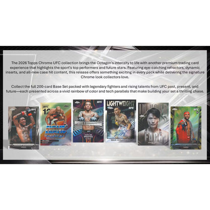 2026 Topps Chrome UFC Blaster Box
