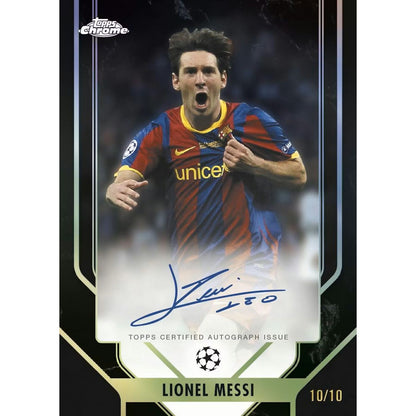 2025-26 Topps Chrome UEFA Club Competitions Soccer Blaster Box