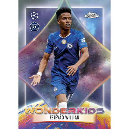 2025-26 Topps Chrome UEFA Club Competitions Soccer Blaster Box