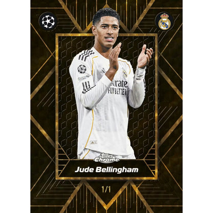 2025-26 Topps Chrome UEFA Club Competitions Soccer Blaster Box