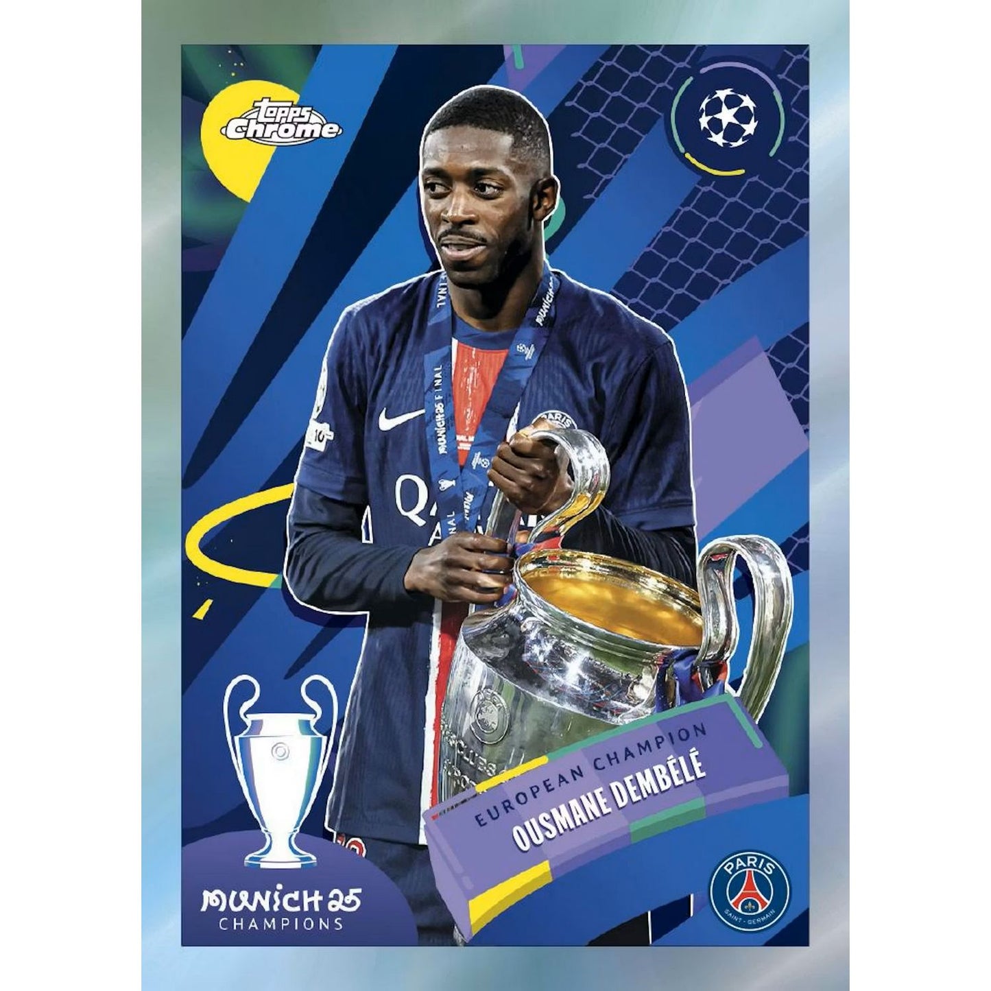 2025-26 Topps Chrome UEFA Club Competitions Soccer Mega Box
