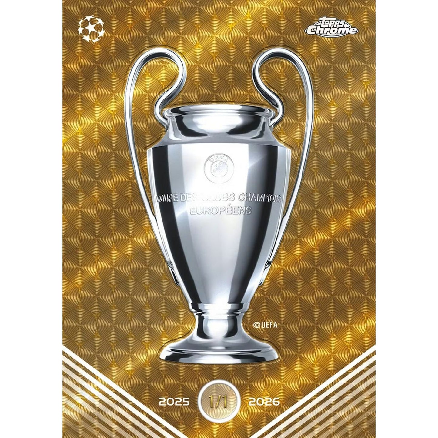 2025-26 Topps Chrome UEFA Club Competitions Soccer Blaster Box