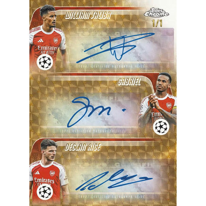 2025-26 Topps Chrome UEFA Club Competitions Soccer Mega Box