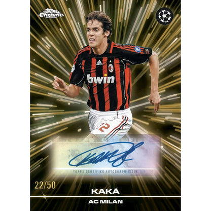 2025-26 Topps Chrome UEFA Club Competitions Soccer Mega Box