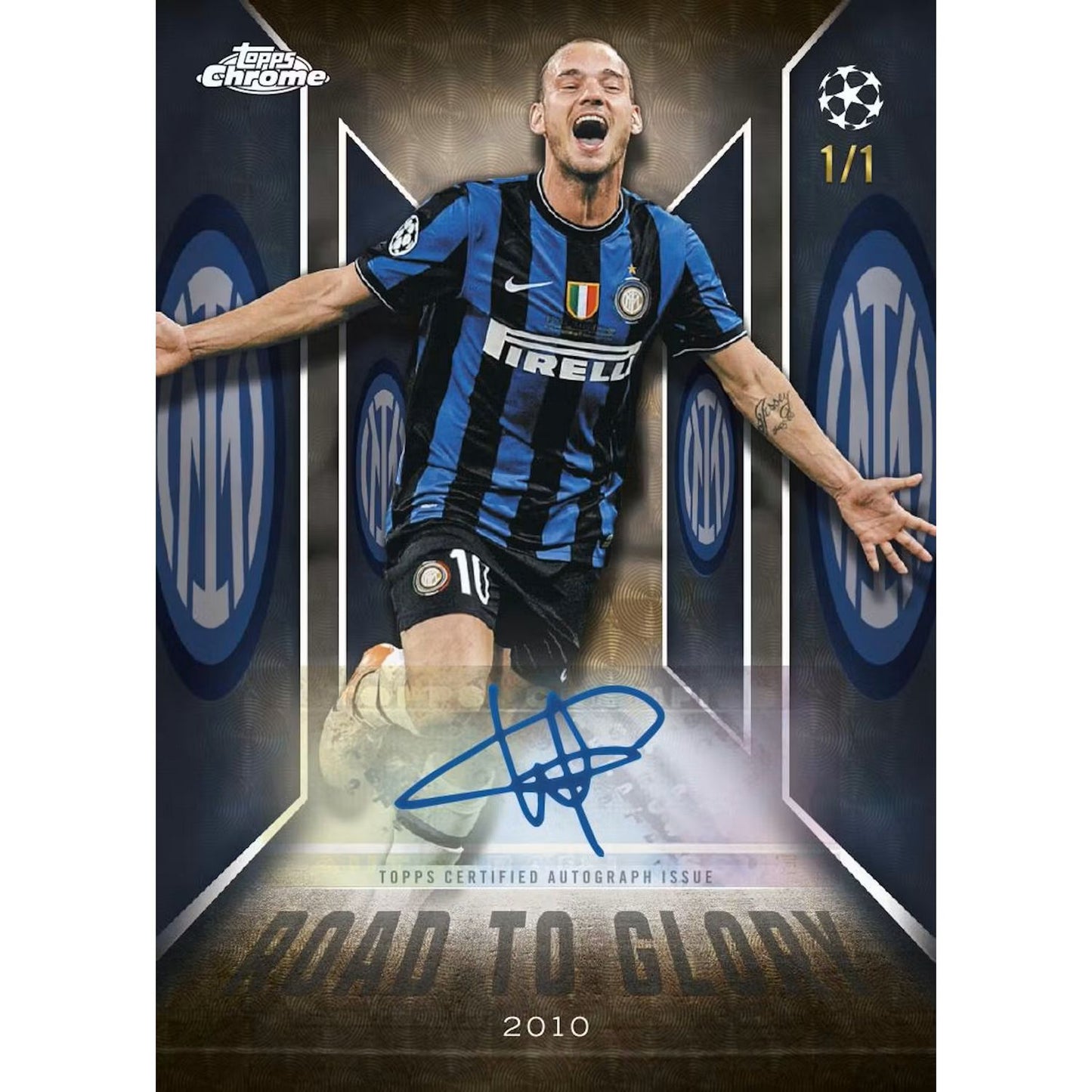 2025-26 Topps Chrome UEFA Club Competitions Soccer Mega Box