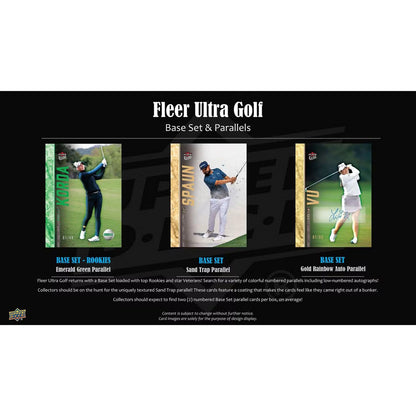 2026 Upper Deck Fleer Ultra Golf Hobby Box *Contact Us To Order*