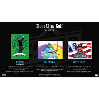 2026 Upper Deck Fleer Ultra Golf Hobby Box *Contact Us To Order*