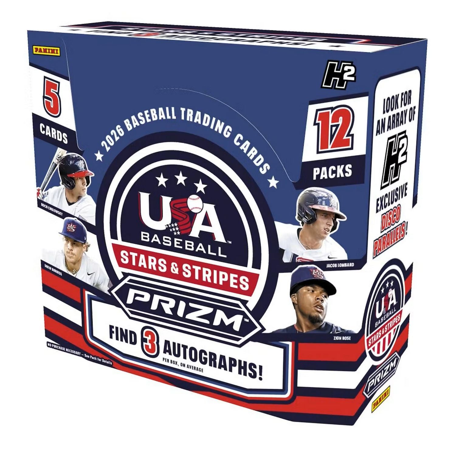 2026 Panini Stars & Stripes Prizm Baseball H2 Box、Panini、kayou