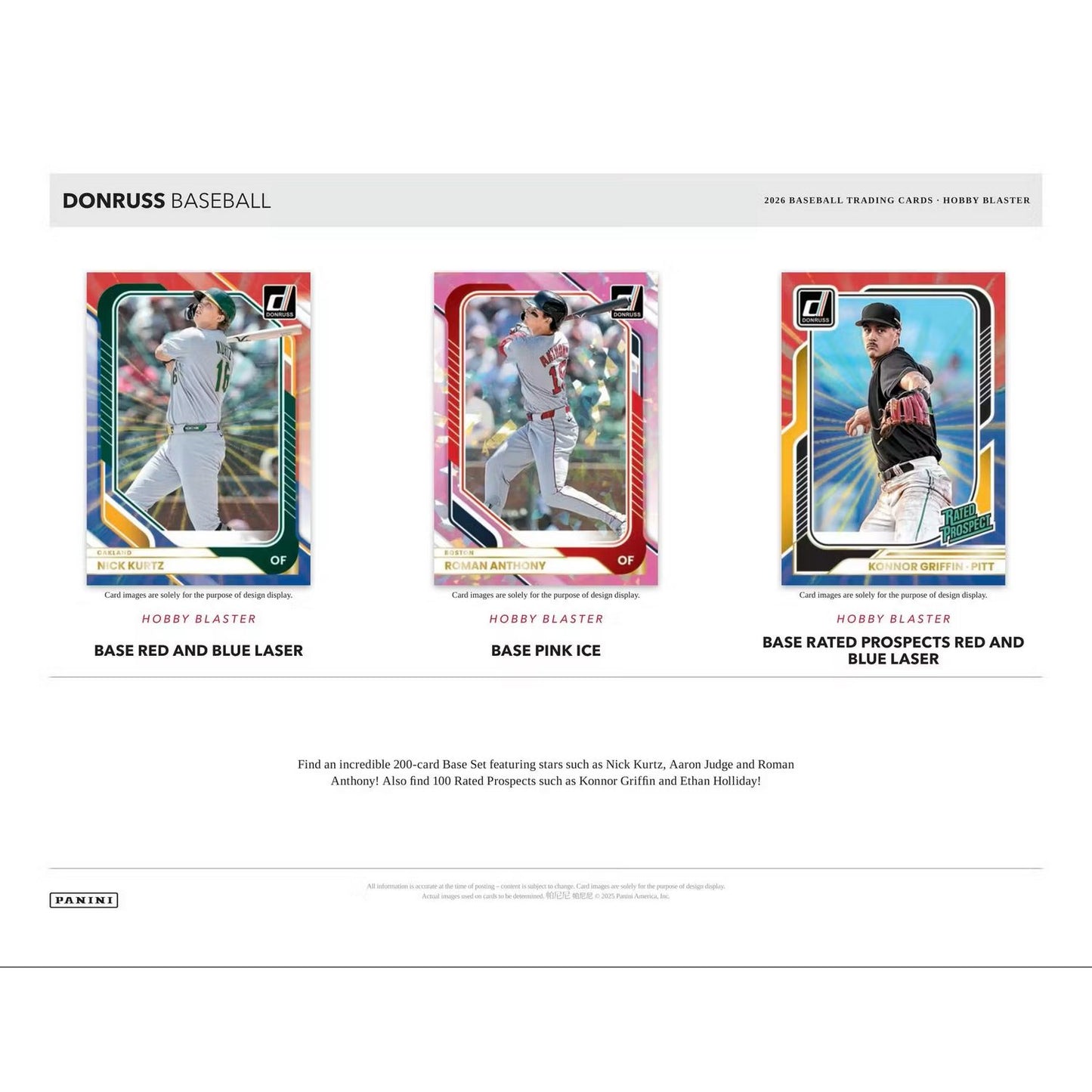 2026 Panini Donruss Baseball Hobby Blaster Box