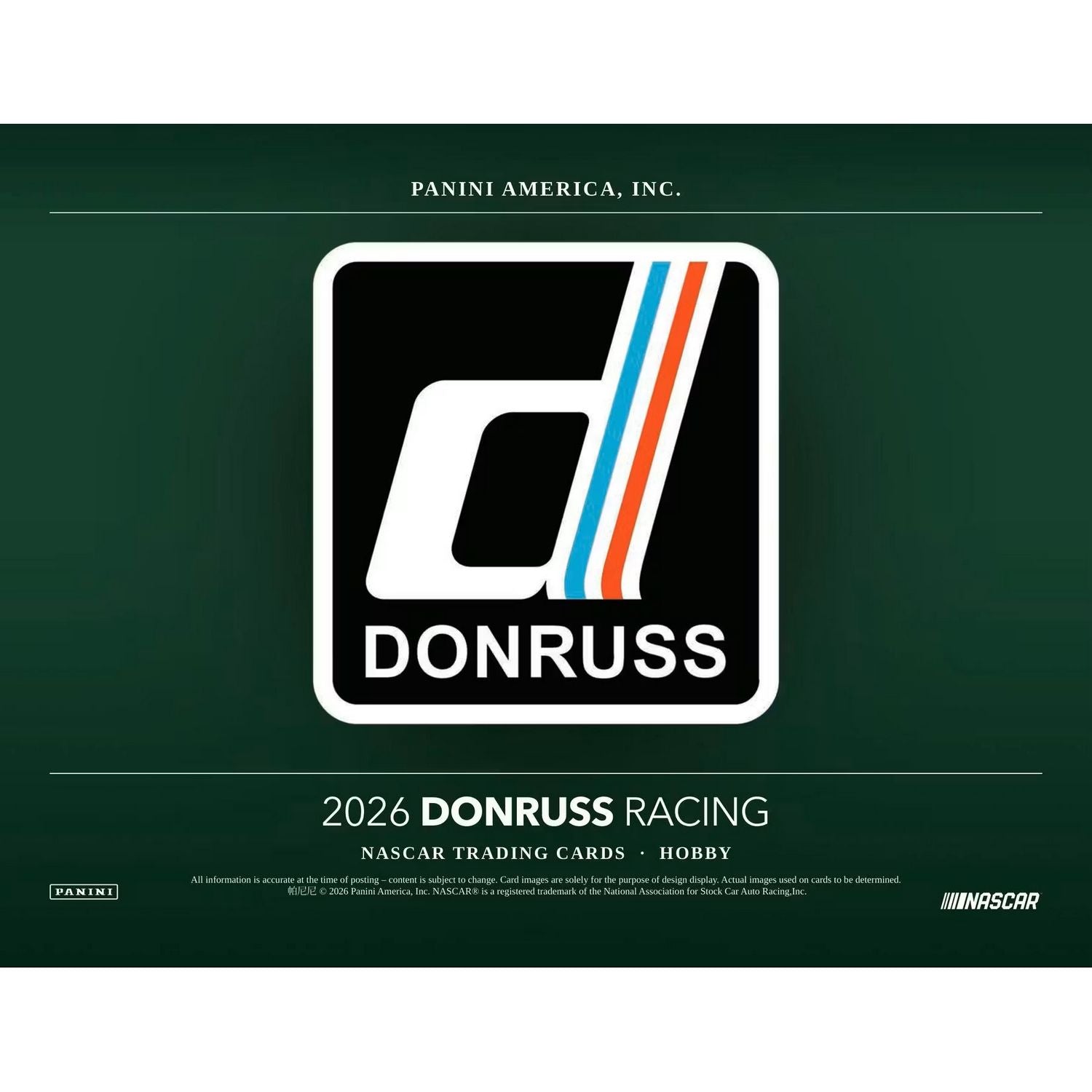 2026 Panini Donruss Racing Hobby Box、Panini、kayou