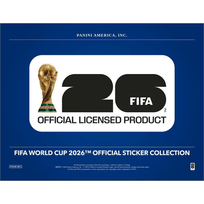 2026 Panini FIFA World Cup Soccer 25-Pack Sticker Box