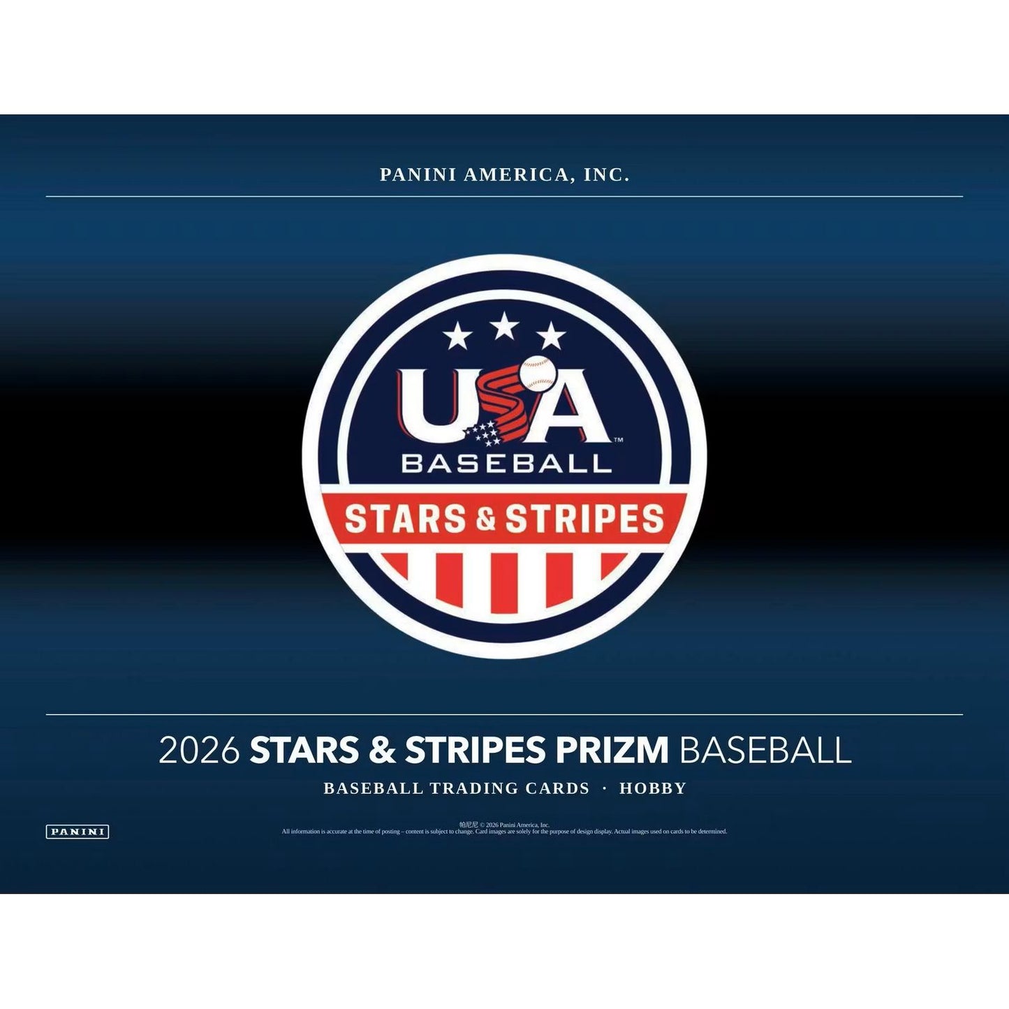 2026 Panini Stars & Stripes Prizm Baseball Hobby Box