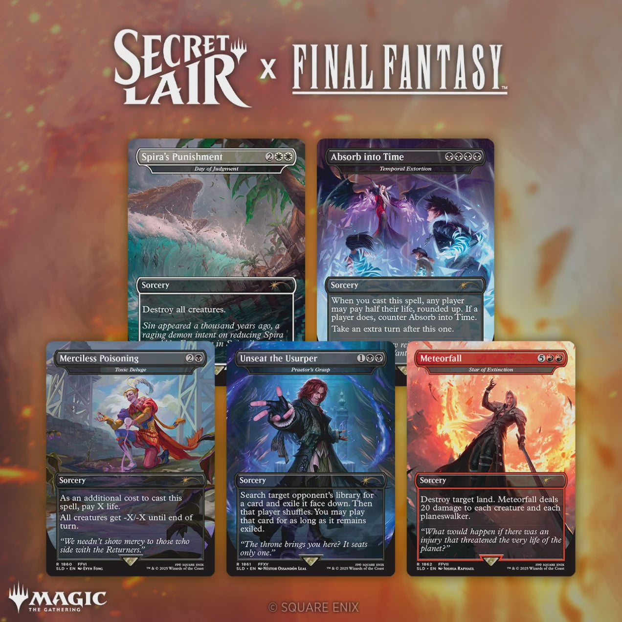 Magic the Gathering: Secret Lair x Final Fantasy - Game Over (Non-Foil)