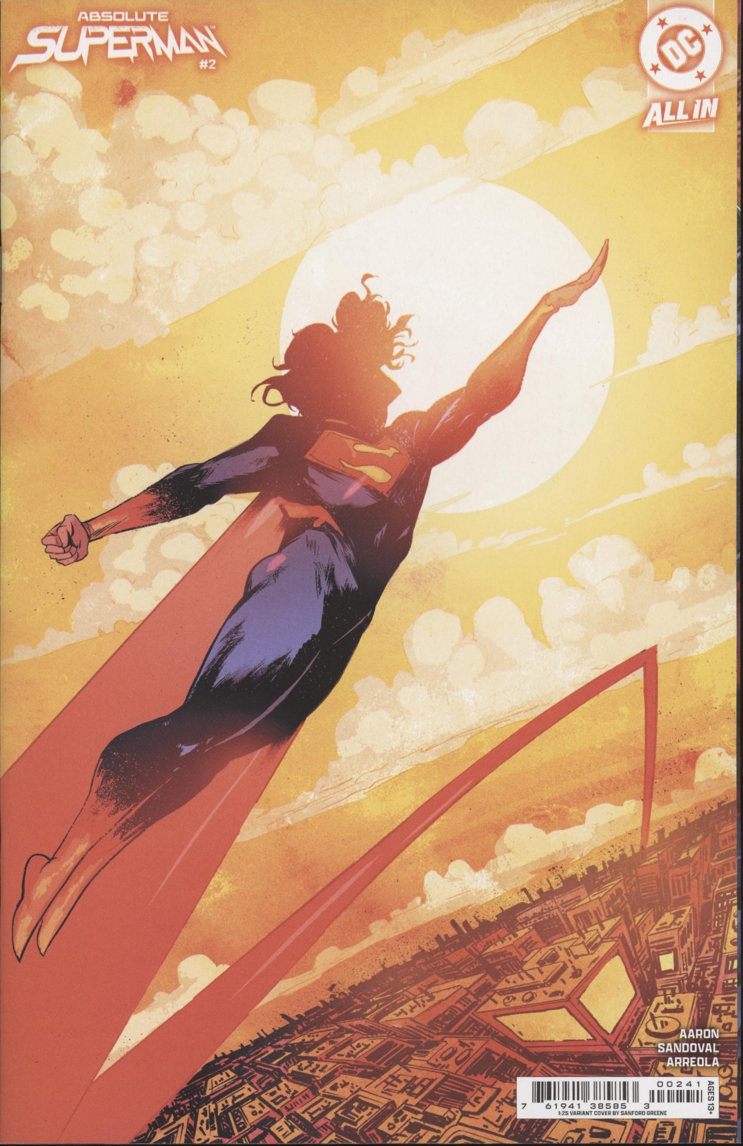 Absolute Superman Issue #2D 1:25 Retailer Incentive Variant
