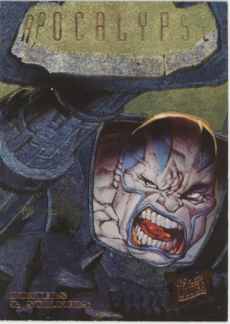Apocalypse 1995 Fleer Ultra Marvel Hunters & Stalkers #1