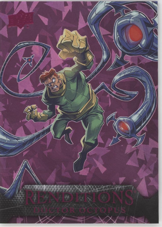 Doctor Octopus 2024 Upper Deck Marvel Renditions SpiderMan GhostSpider Pink /199